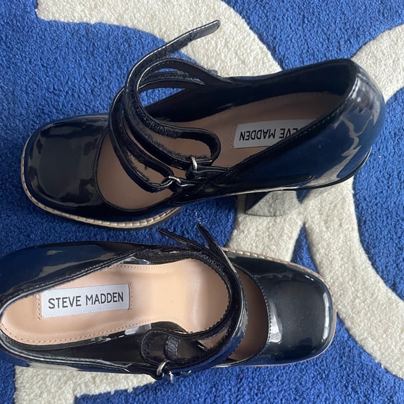 NWOT Steve Madden Twice Mary Jane Platform Pumps - Picture 6 of 7